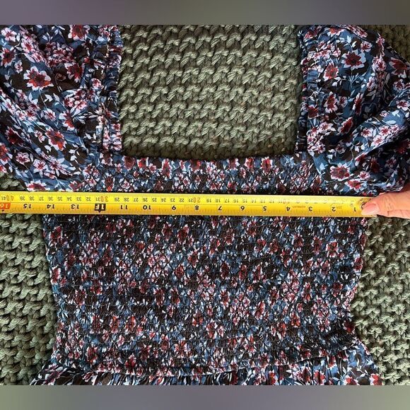 NWT Band of the Free - ROSELIN SAPPHIRE FLORAL LONG SLEEVE MAXI DRESS - Picture 6 of 9